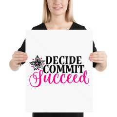 Decide Commit Succeed - Poster